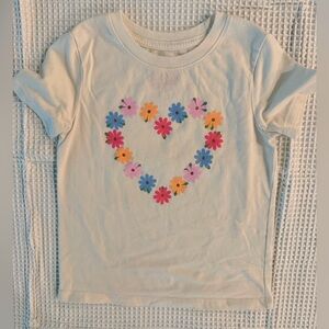 Cat & Jack Kids' T-Shirt with Colorful Floral Design
